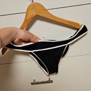 Victoria's Secret Black and White Bikini Bottom